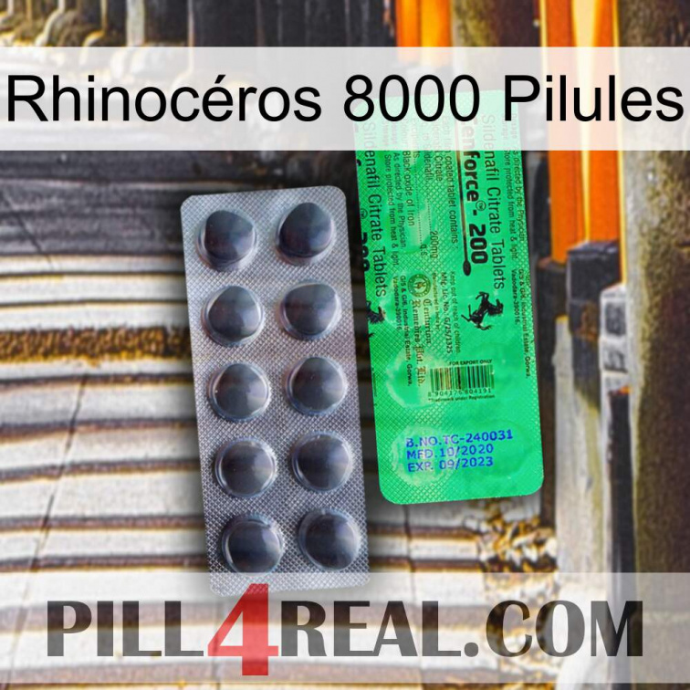 Rhinocéros 8000 Pilules new04